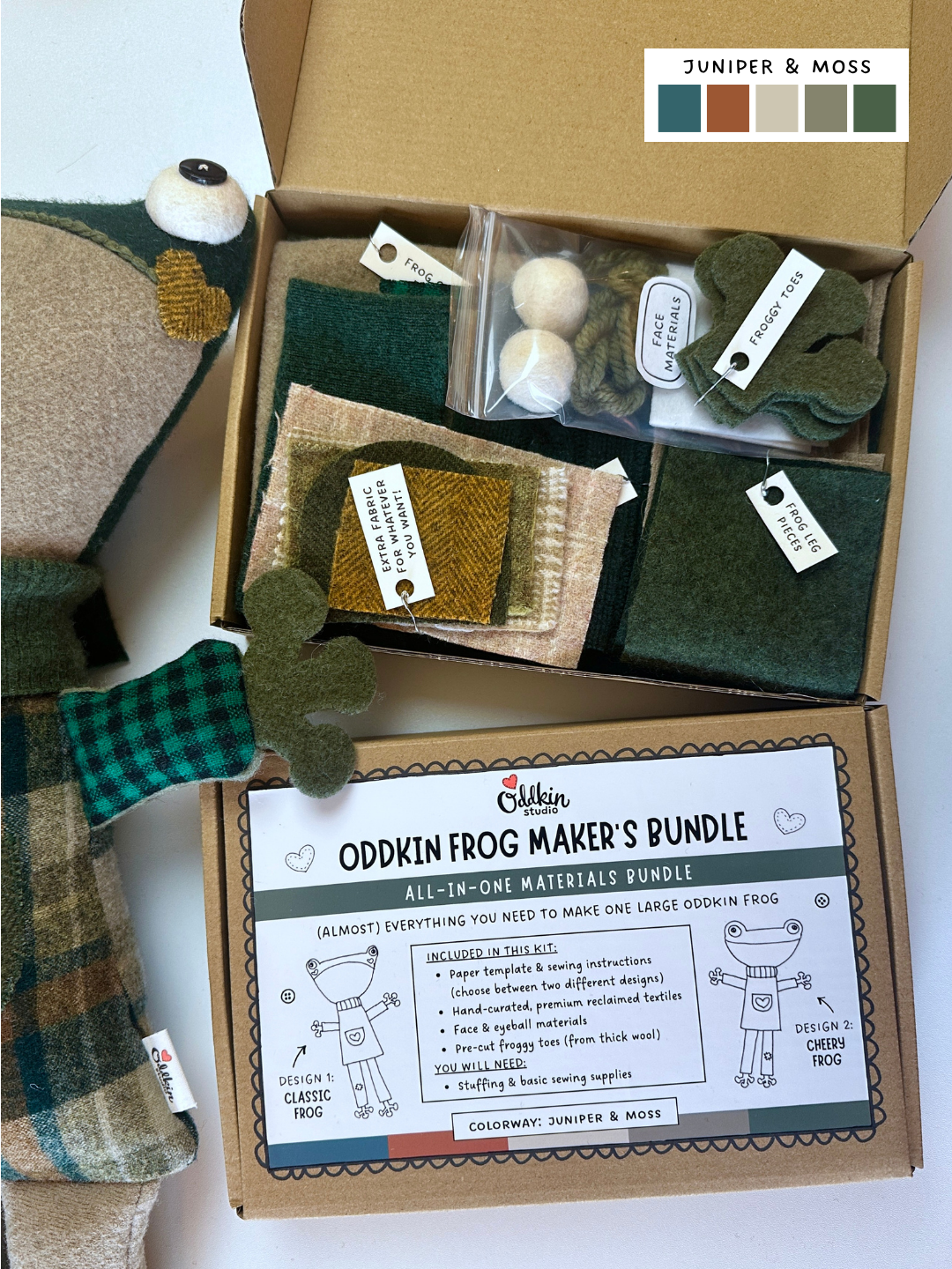 Oddkin Frog Maker's Bundle