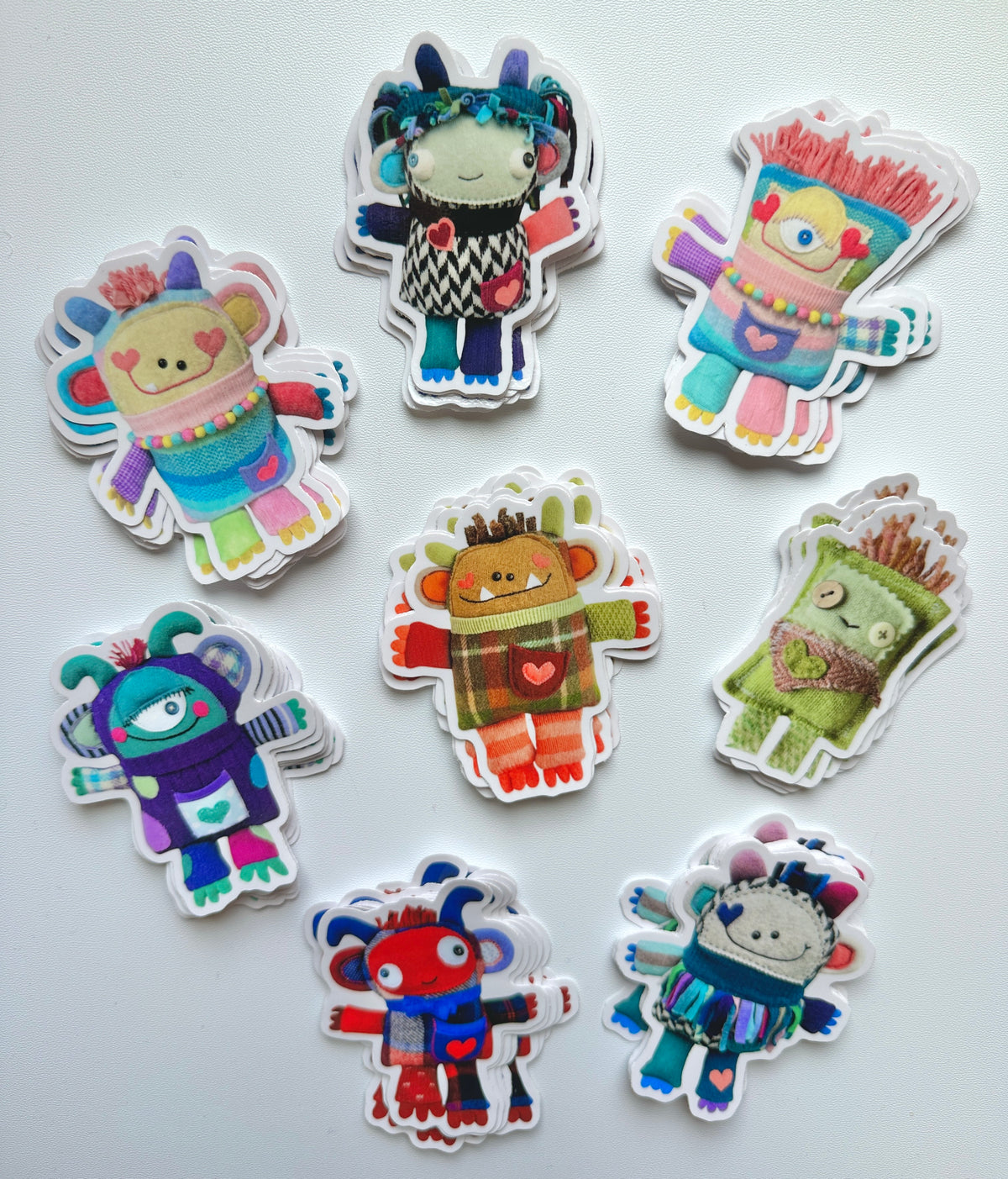 Oddkin Mystery Sticker Packs (3")
