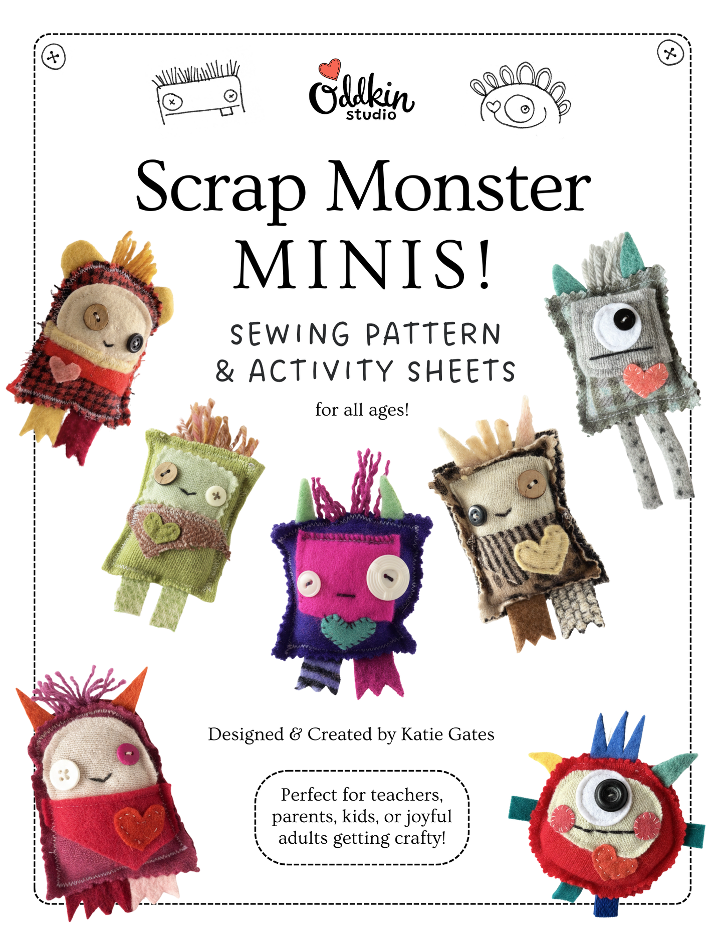 Mini Scrap Monster Kits | Mystery Mix