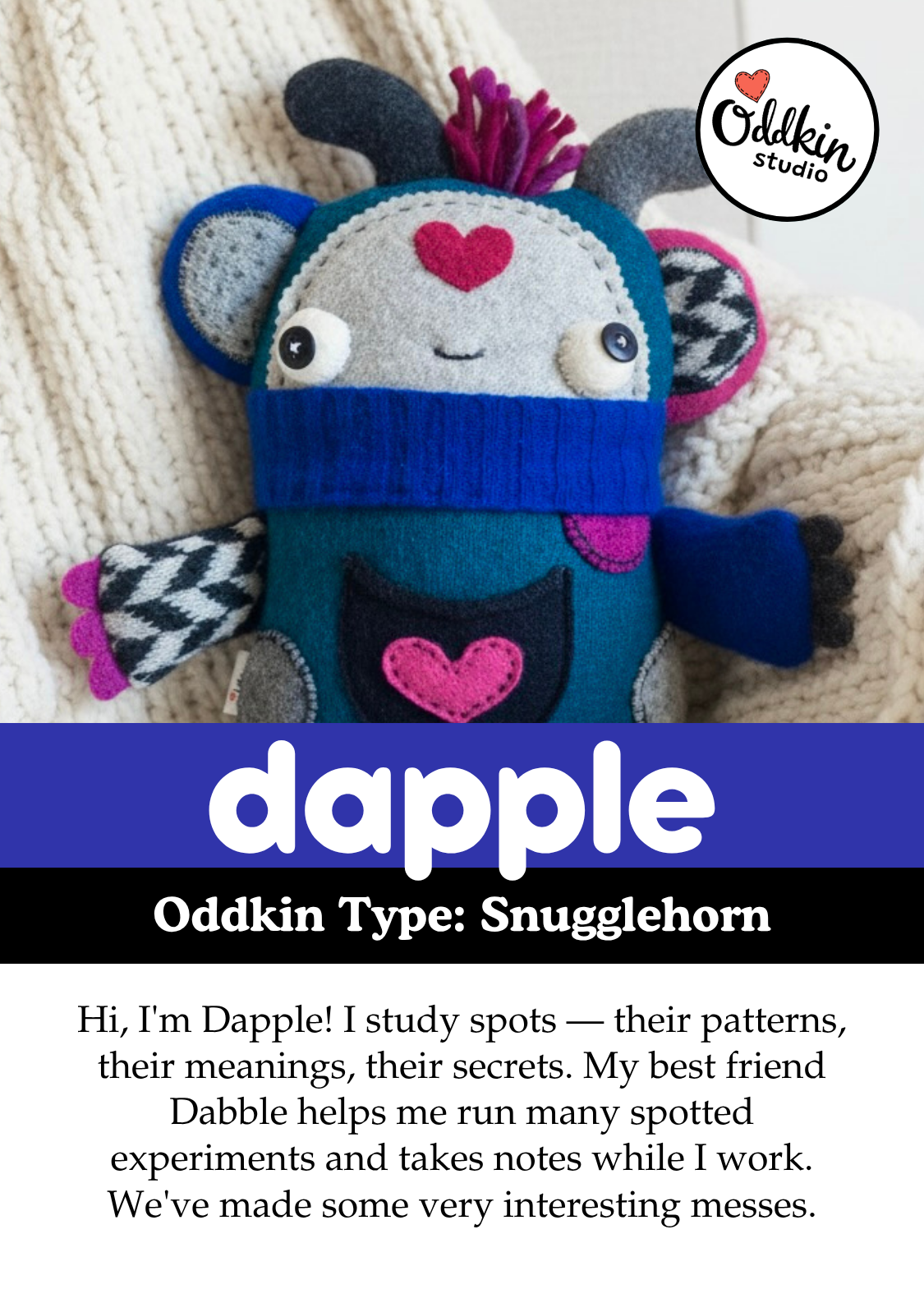 Dapple the Snugglehorn