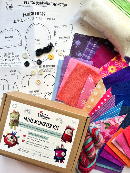 Mini Scrap Monster Kits | Mystery Mix