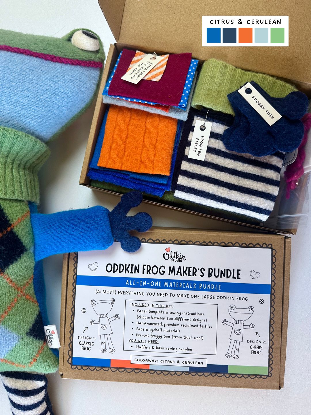 Oddkin Frog Maker's Bundle
