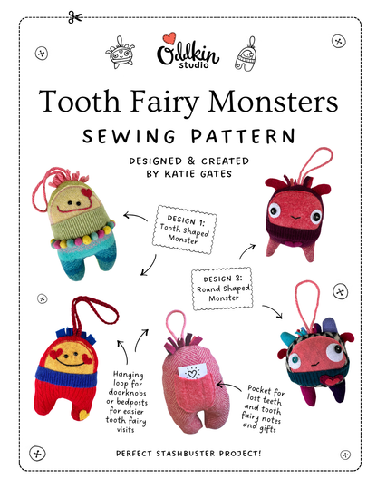 Monster Sewing Pattern Bundle (PDF)