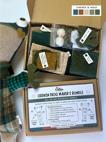 Oddkin Frog Maker's Bundle