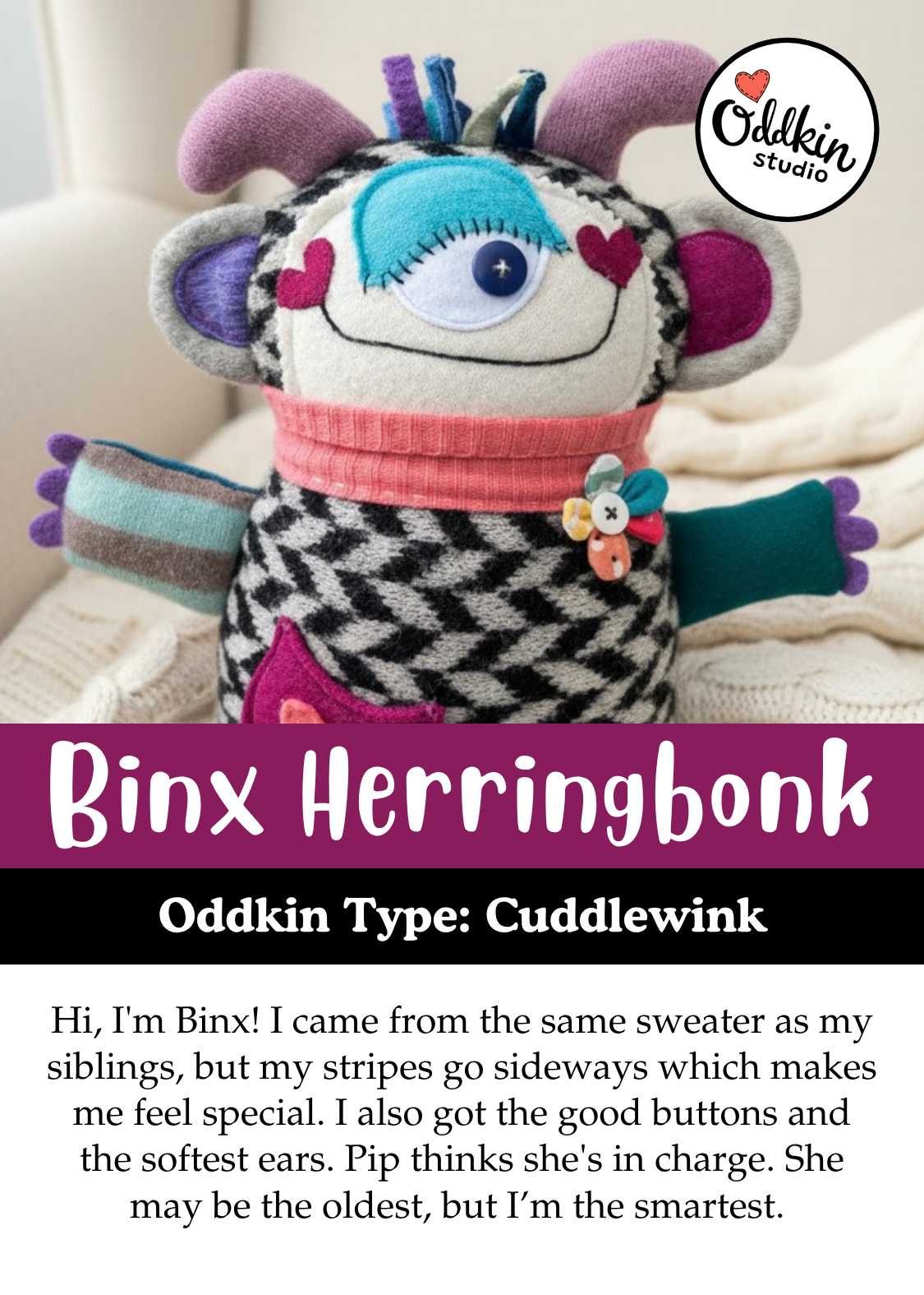 Binx Herringbonk the Cuddlewink