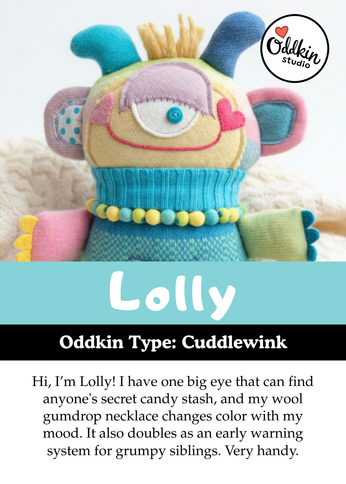 Lolly Gumdrop the Cuddlewink