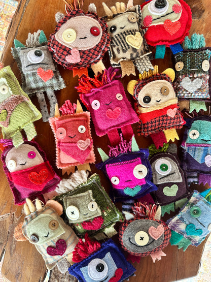 Scrap Monster Minis! - Pattern & Activity Sheets (PDF)