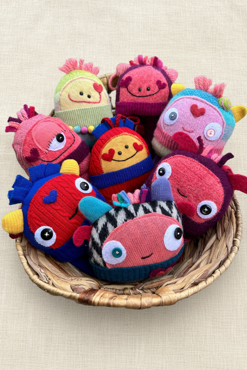 Baby Oddkin Monsters (Tooth Fairy Pillows)