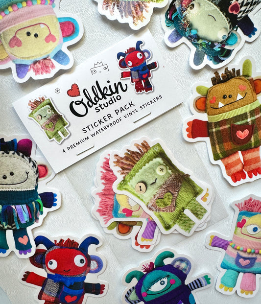 Oddkin Mystery Sticker Packs
