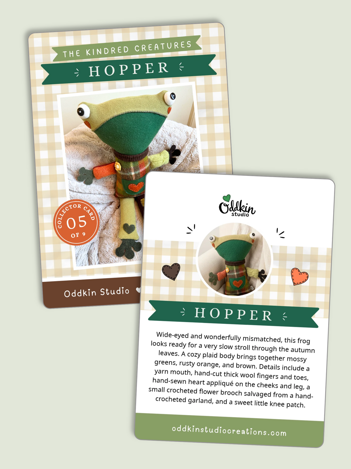 Hopper the Oddkin Frog