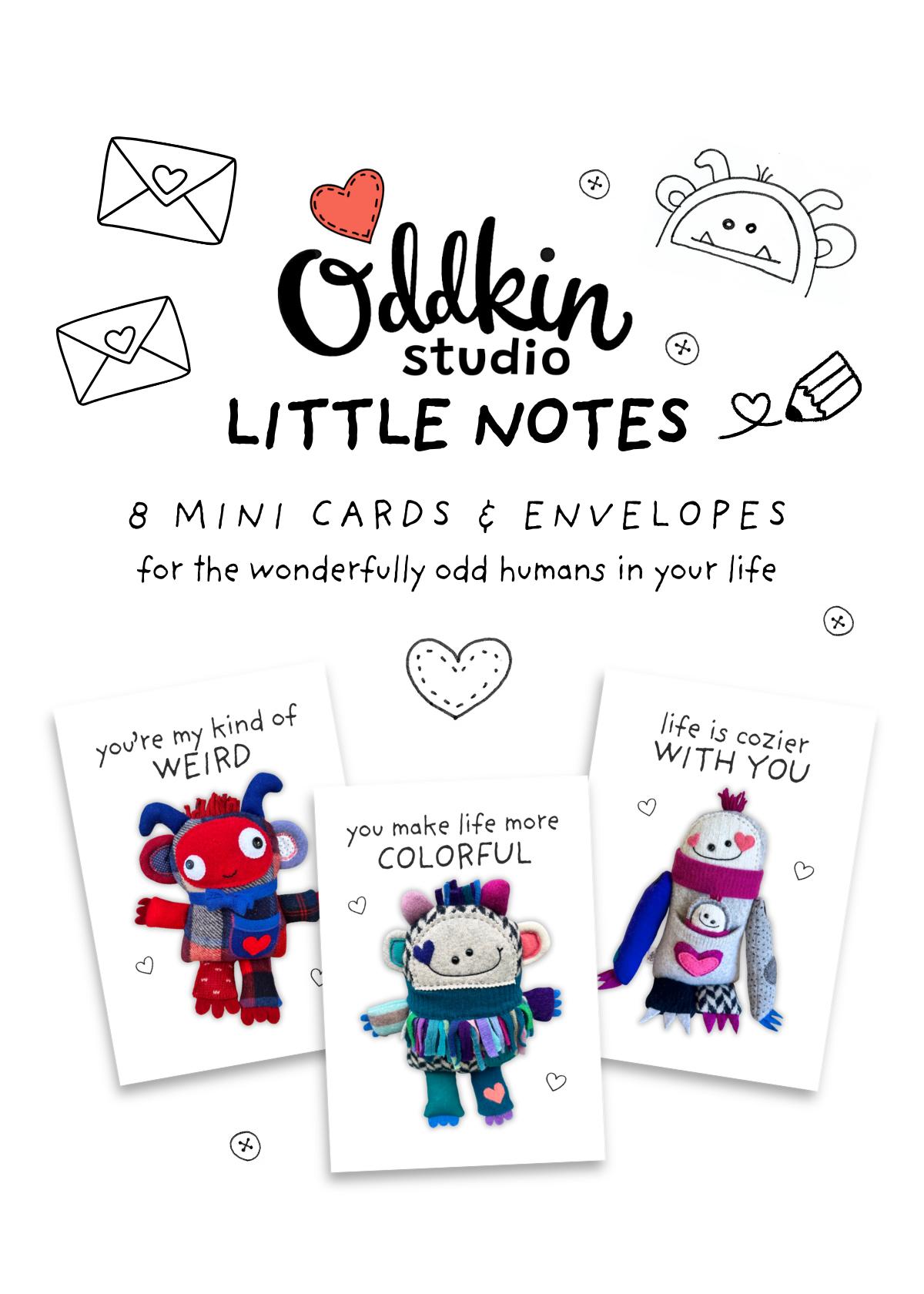 Oddkin Little Notes Pack (Coming Soon!)