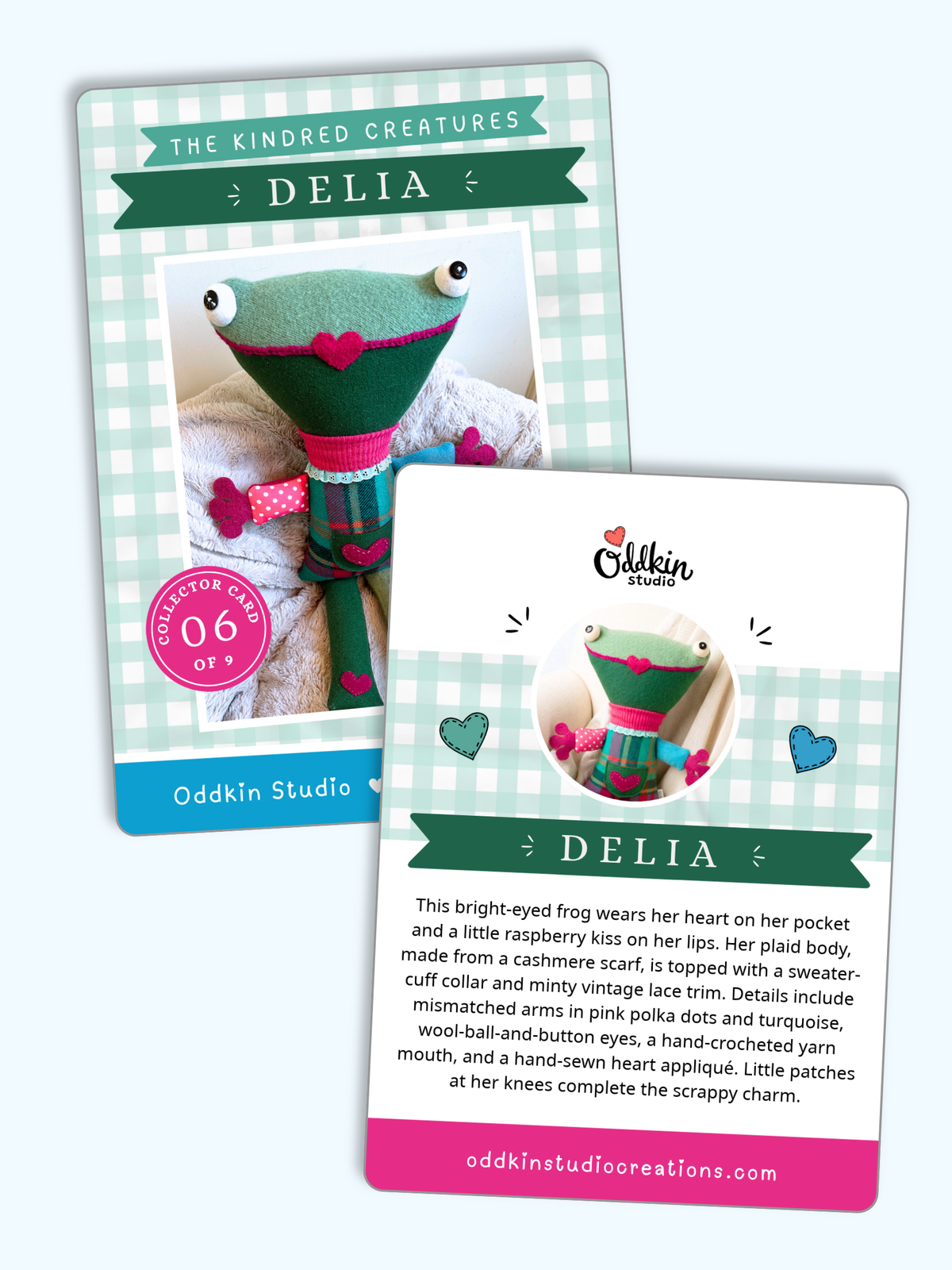 Delia the Oddkin Frog